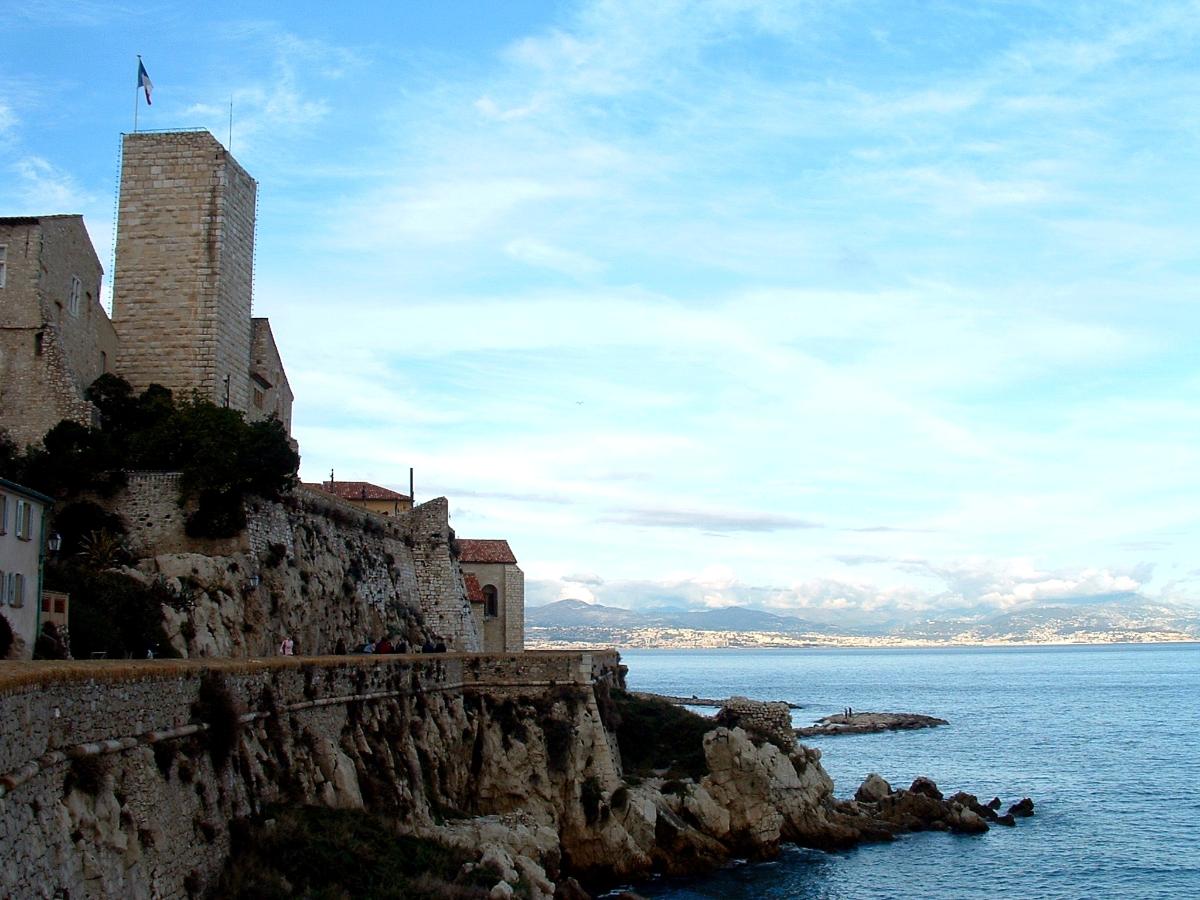 Fortification, Grimaldi castle and former cathedral at Antibes 