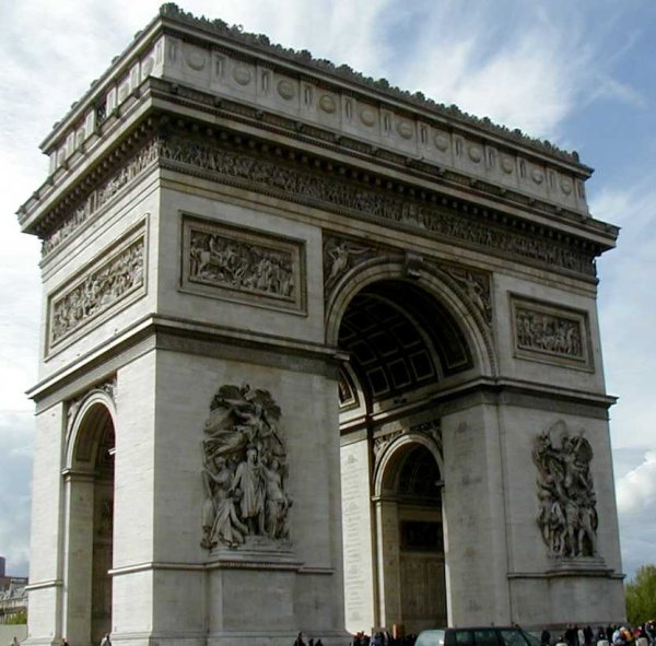 Arc de Triomphe in Paris 