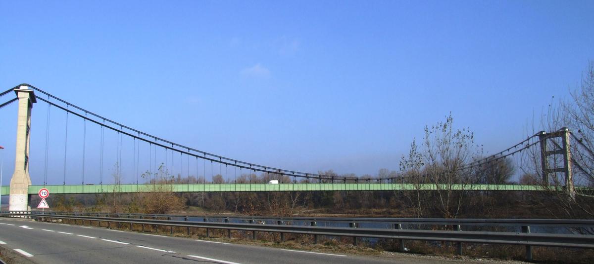 Le Teil - RN102 - Pont sur le Rhône 