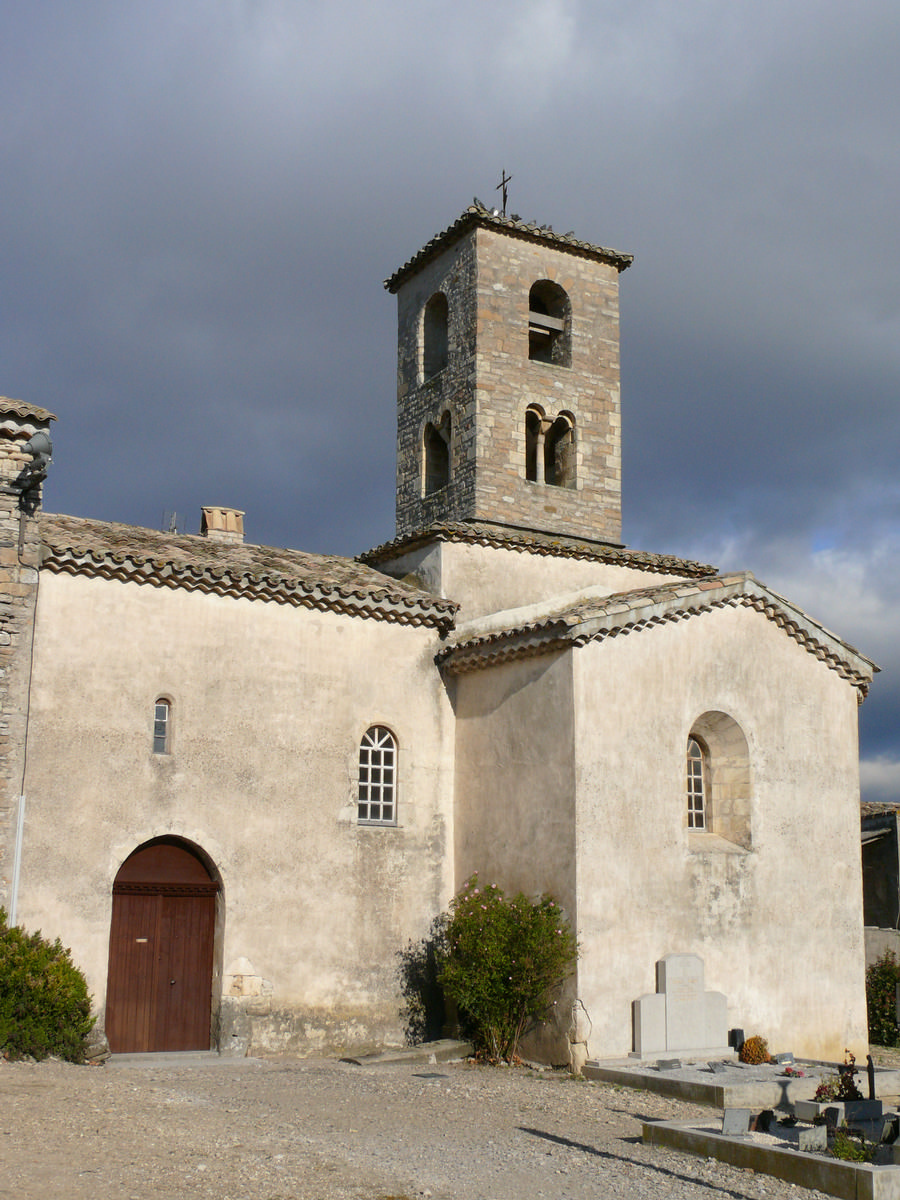 Rochecolombe - Sauveplantade - Eglise Saint-Pierre 