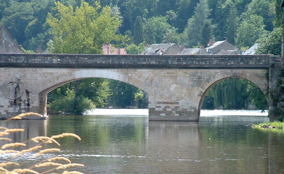 Pont Vieux, Argenton-sur-Creusevu de l'aval 