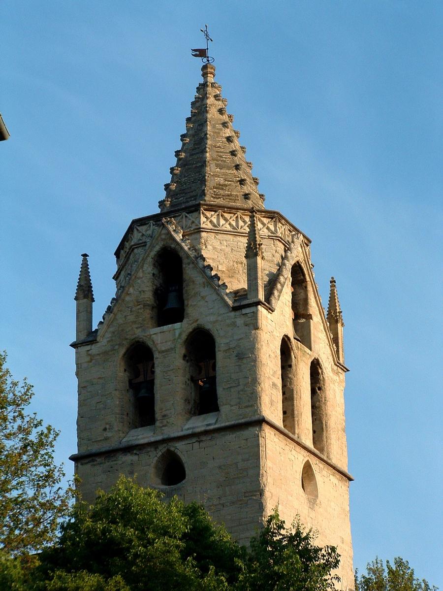 Avignon - Collégiale Saint-Didier, place Saint-Didier - Clocher 