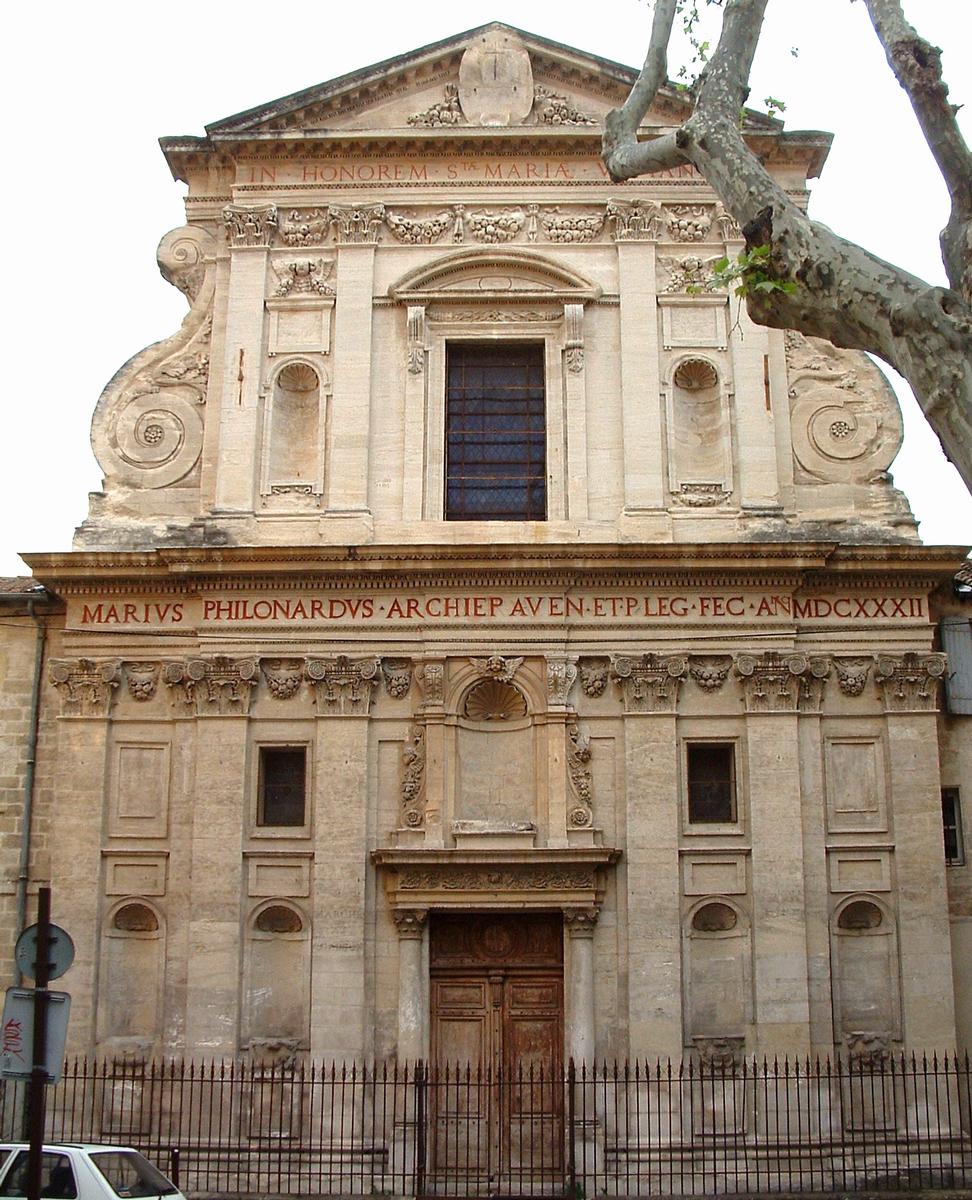 Avignon - Chapelle de la Visitation, rue Paul-Saïn - Façade 