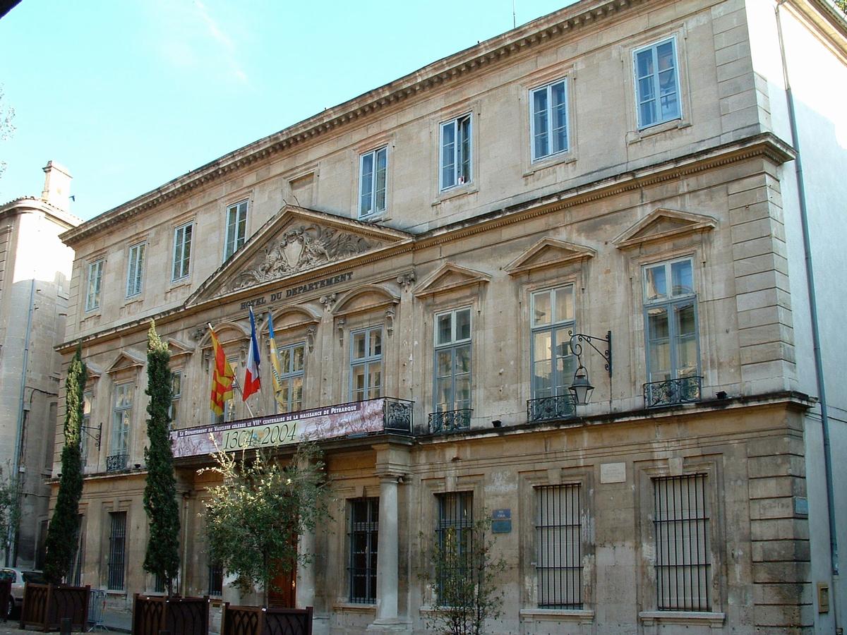 Hôtel Desmarets de Montdevergues (Hôtel du Département), Avignon 