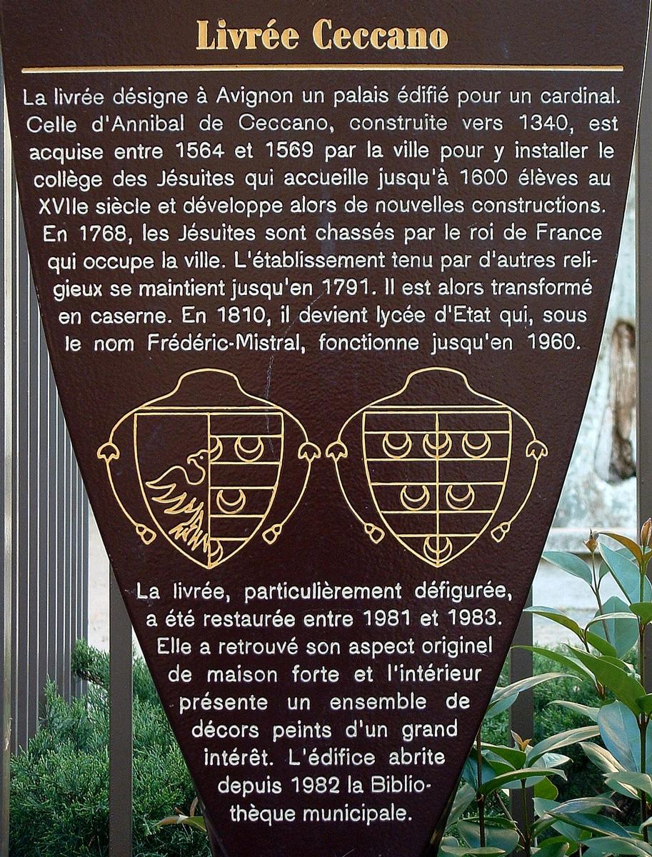 Livrée Ceccano, Avignon 