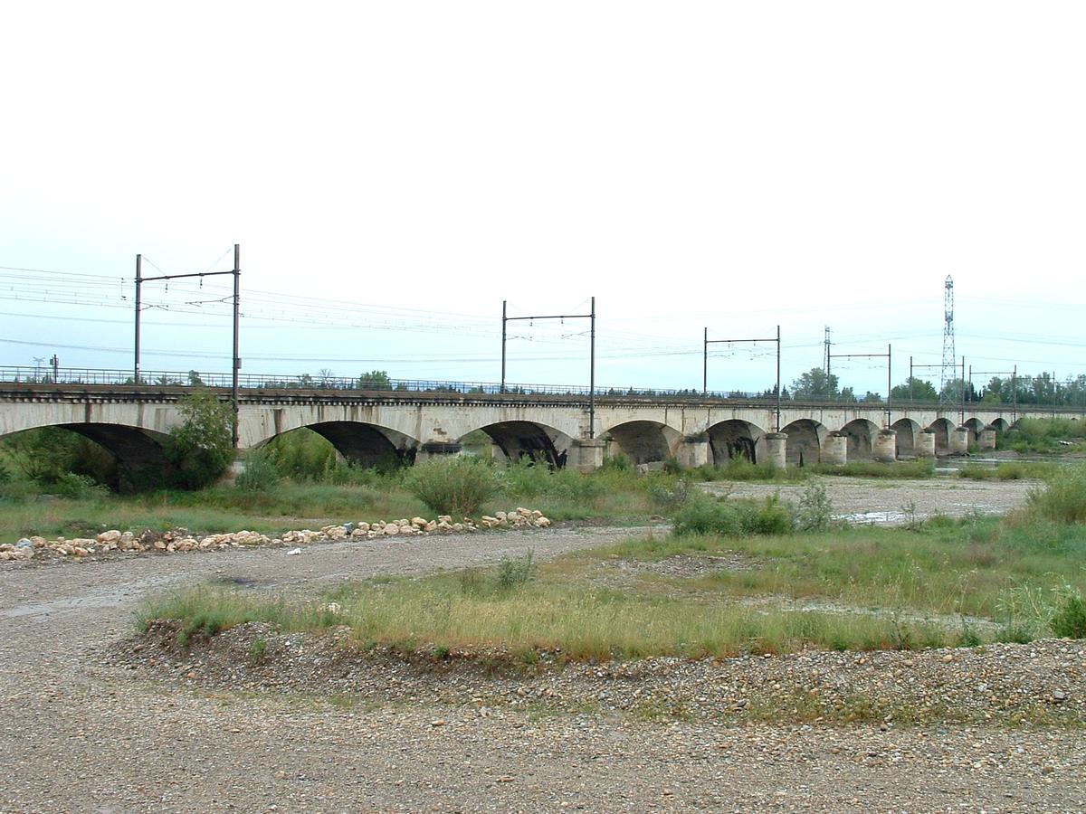 Eisenbahnbrücke Rognonas 