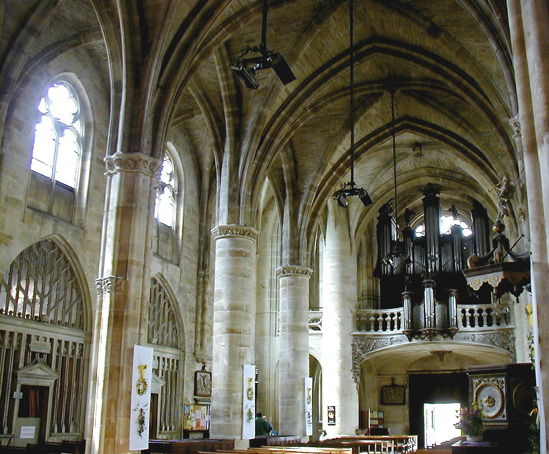 Bar-le-Duc - Eglise Saint-Etienne - Nef et tribune 