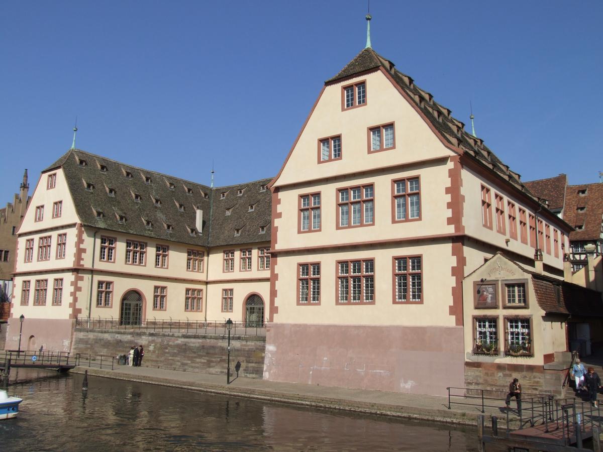 Strasbourg - Musée Historique (ancienne Grande Boucherie) - Façade sur l'Ill 