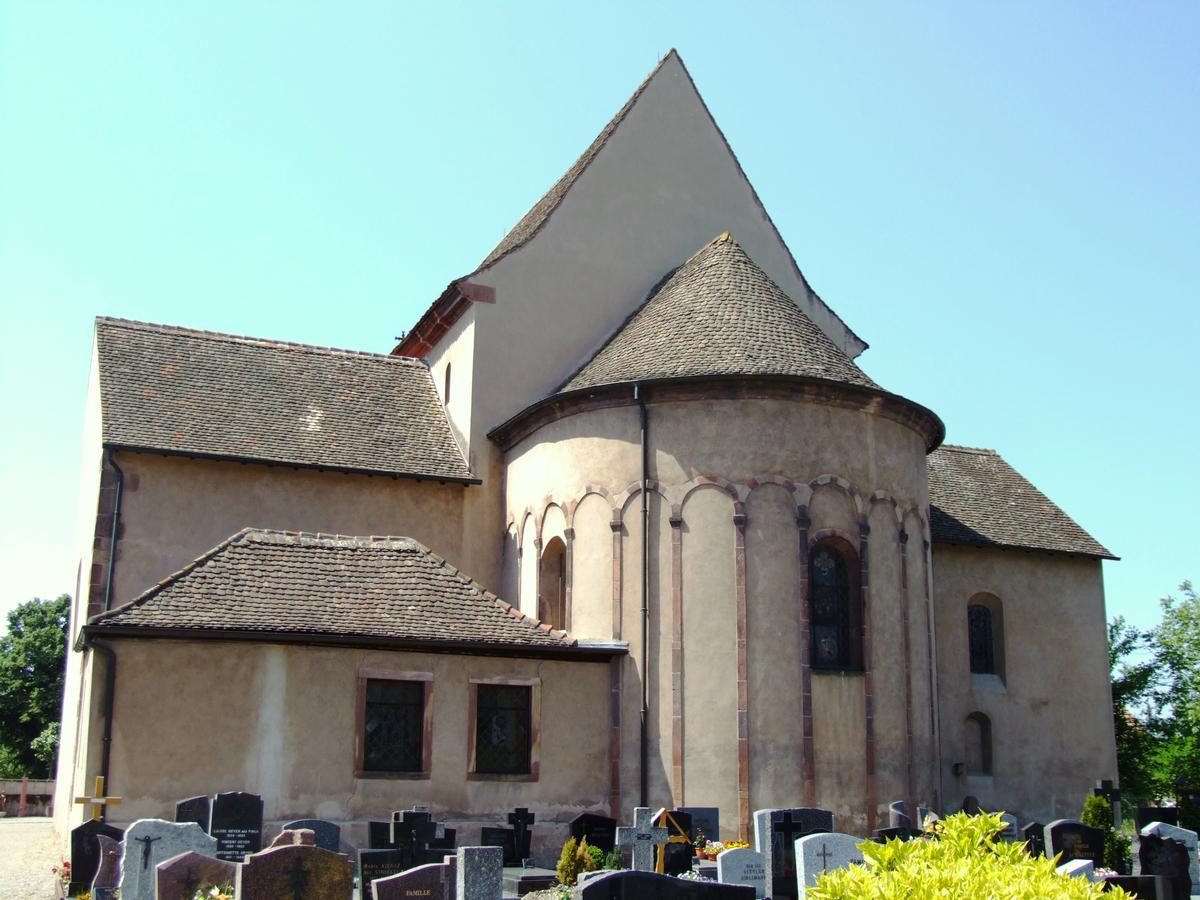 Eschau - Eglise Saint-Trophime - Chevet 