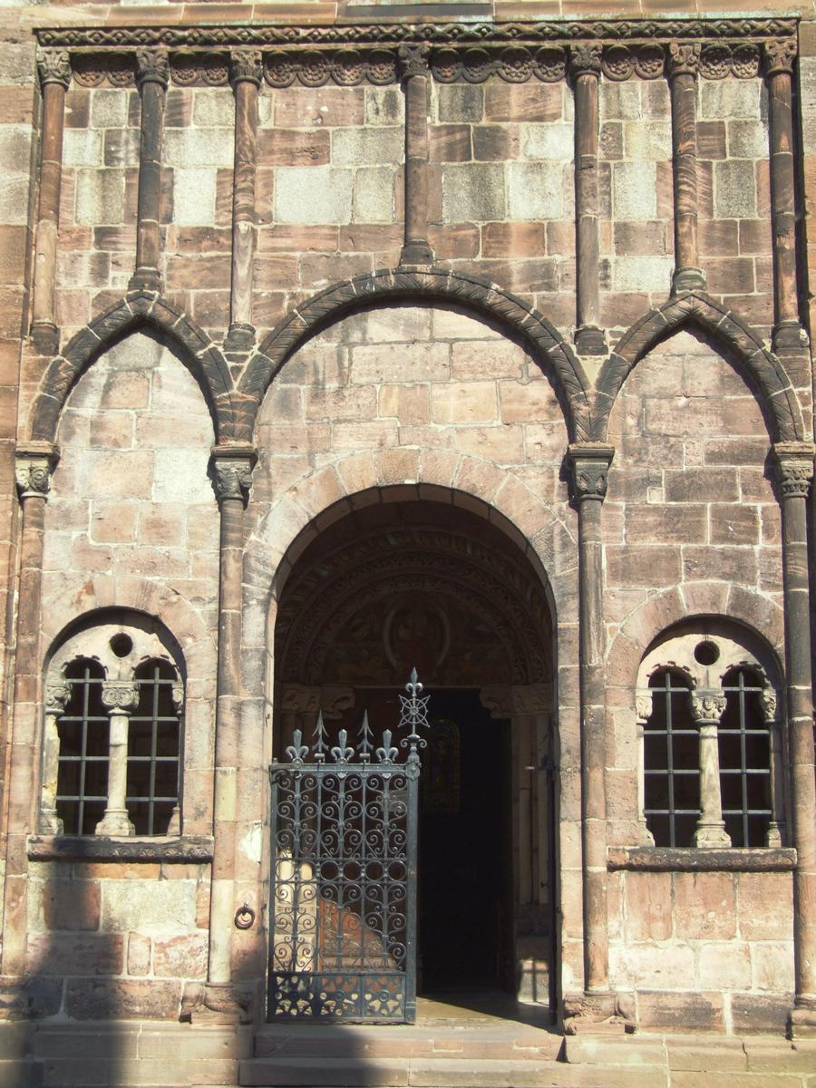 Sélestat - Eglise Sainte-Foy - Façade occidentale 