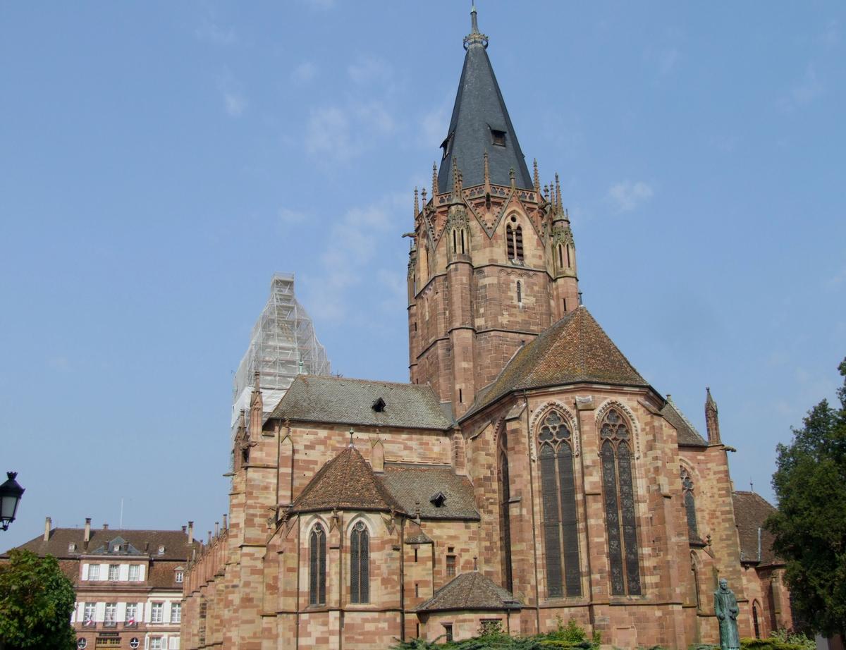 Wissembourg - Ancienne abbatiale Saints-Pierre-et-Paul - Chevet 