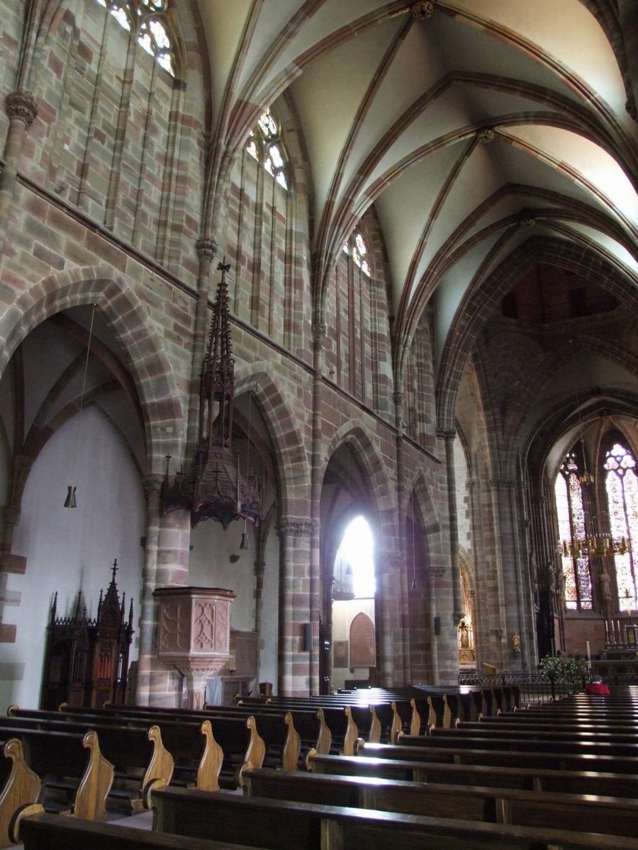 Wissembourg - Ancienne abbatiale Saints-Pierre-et-Paul - Nef 