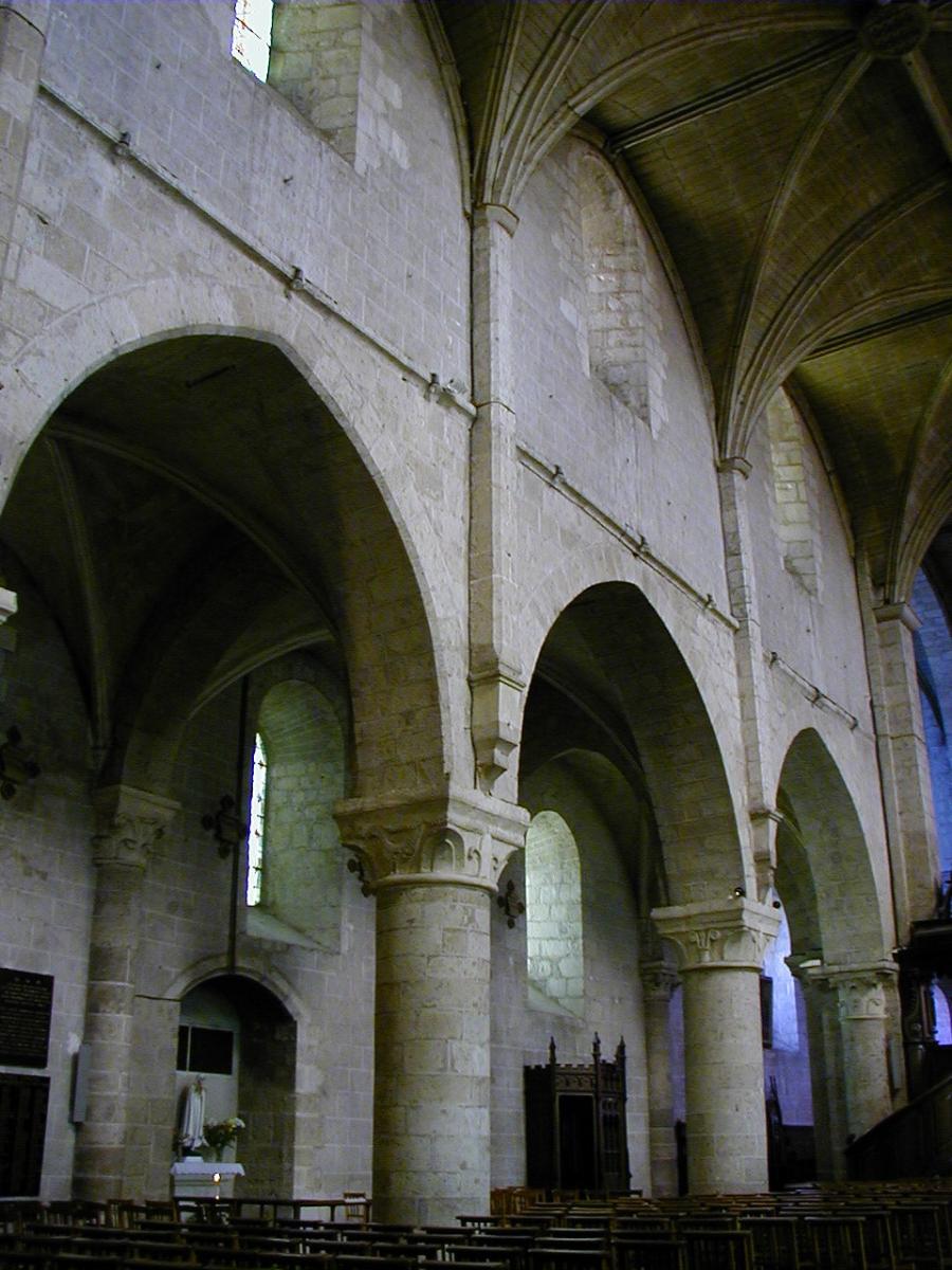 Beaugency - Eglise abbatiale Notre-Dame - Nef - Elévation 