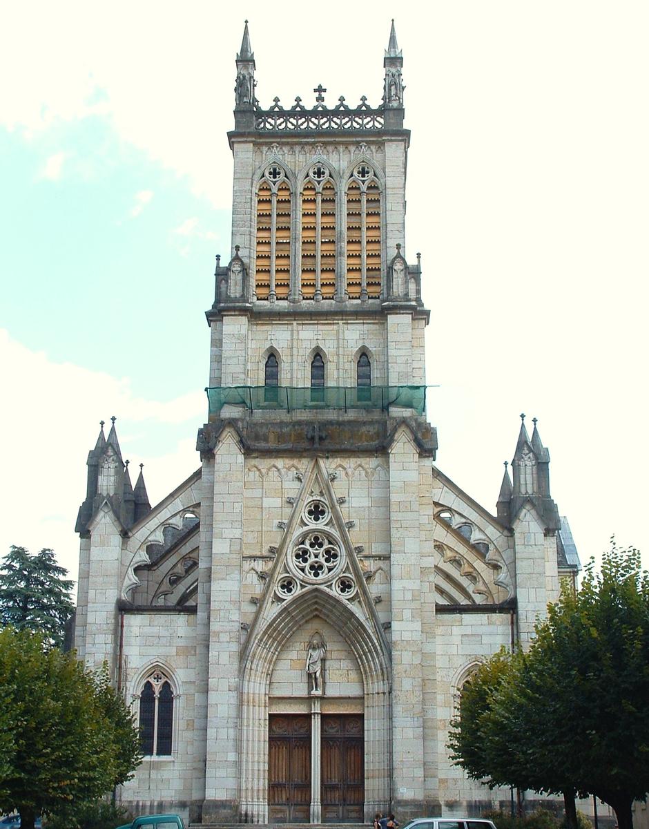 Belley - Cathédrale Saint-Jean-Baptiste - Façade occidentale 