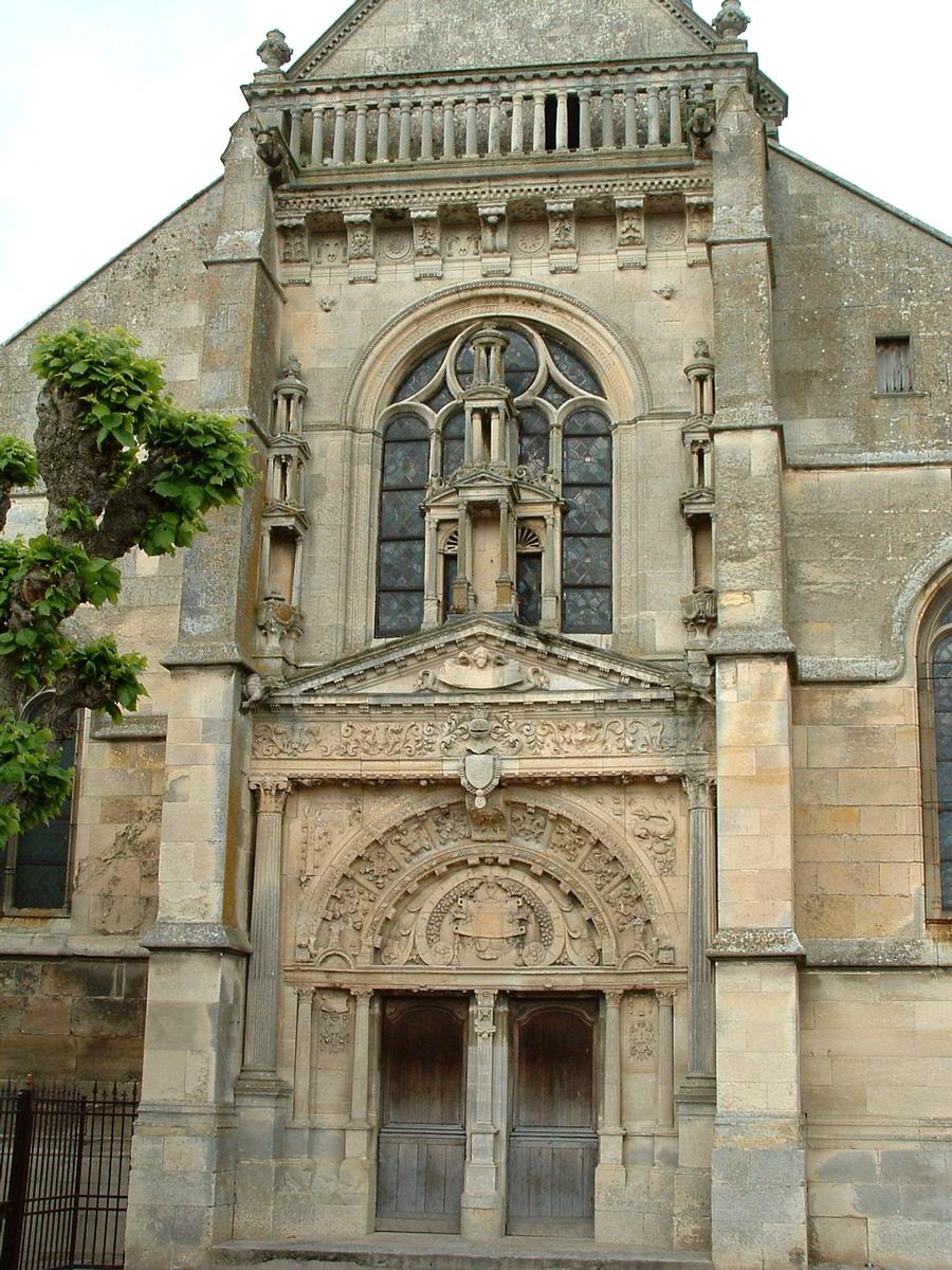 Belloy-en-France - Eglise Saint-Georges - Elévation de la façade occidentale 