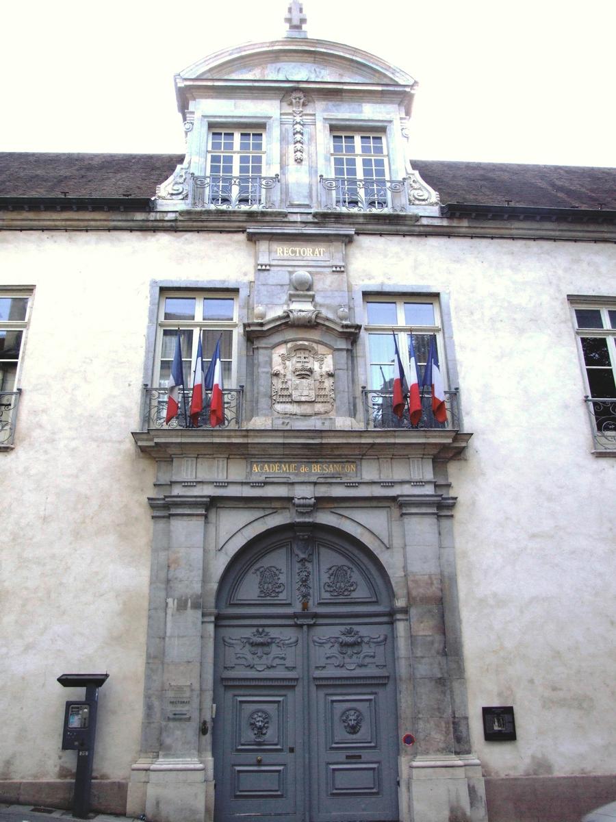 Hôtel de Grammont (ancien archevêché) - Rectorat - Façade du 18ème siècle rue de la Convention 