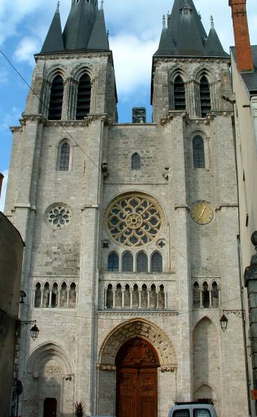 Eglise Saint-Nicolas, Blois.Façade occidentale 