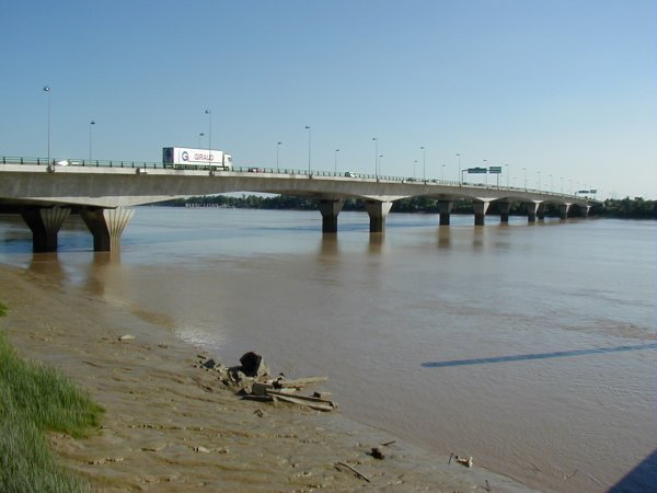 François-Mitterand-Brücke in Bordeaux 