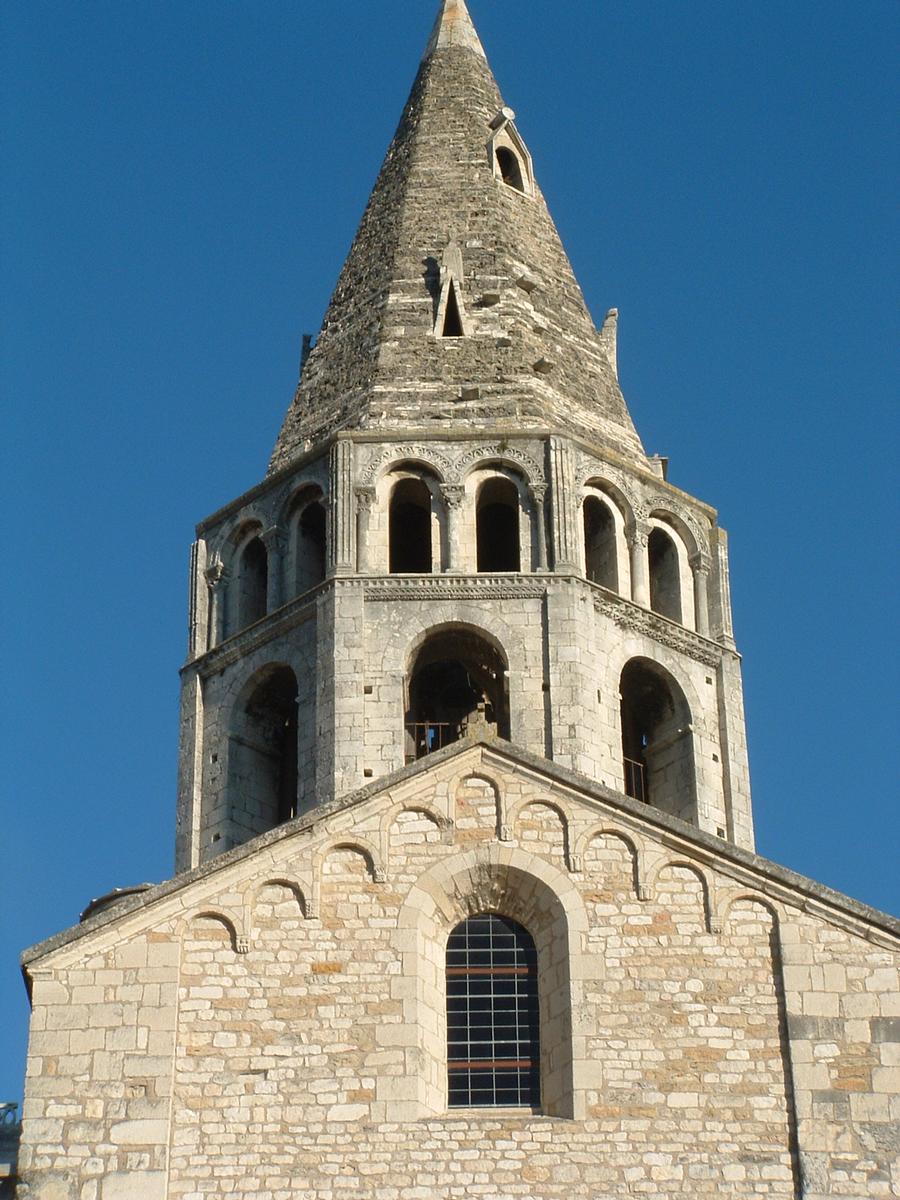 Bourg-Saint-Andéol - Eglise Saint-Andéol - Clocher et transept 