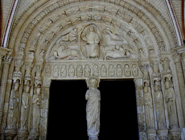 Cathédrale Saint-Etienne de Bourges.Porche sud 