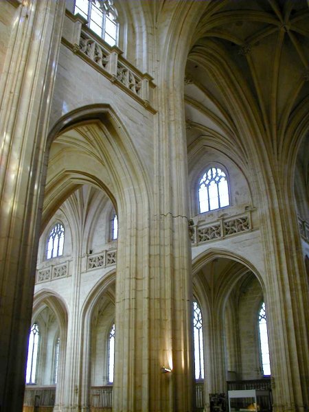 Eglise du Monastère royal de Brou.Elévation du transept 