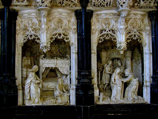 Chapelle de Marguerite d'Autriche - Retable des sept joies -Détail 