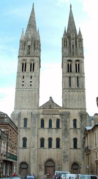 Abbaye aux Hommes, CaenEglise Saint-Etienne - Façade occidentale 