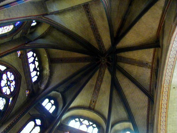 Cathédrale Saint-Etienne à Cahors.Voûte du choeur 