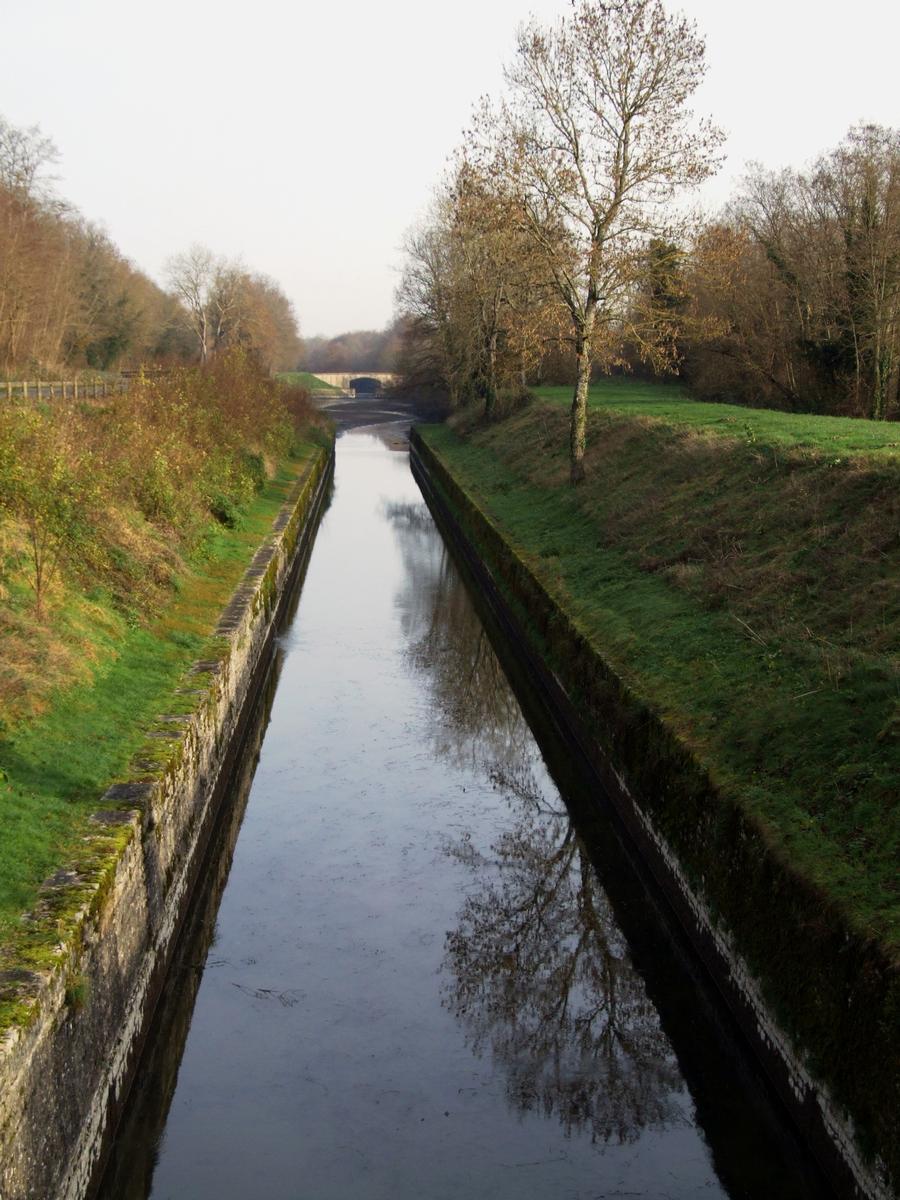 Canal latéral de la Loire - Branche d'Apremont entre l'Allier (écluse ronde des Lorrains) et le Guétin 