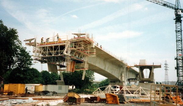 Pont de Carrières-sur-SeineRéalisation d'un fléau 