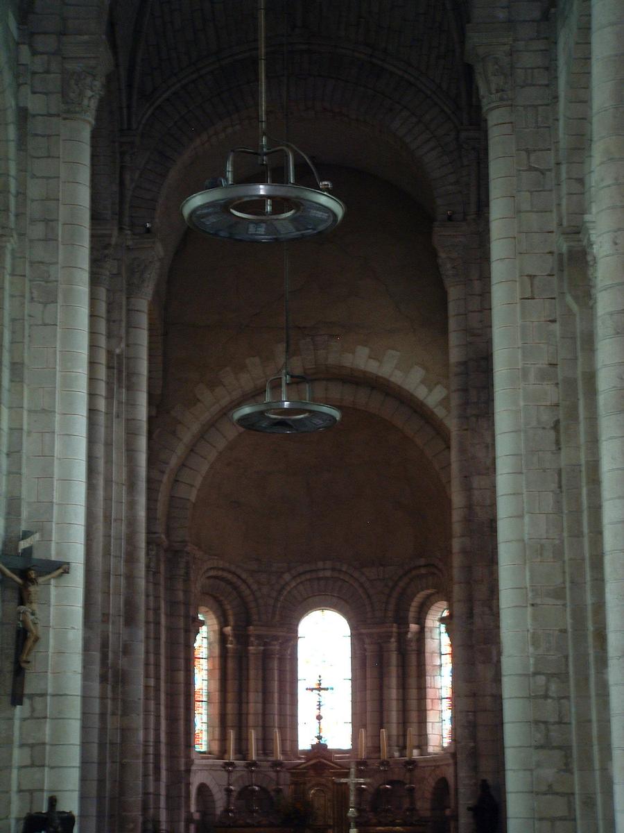 Châtillon-sur-Indre - Eglise Notre-Dame (ancienne collégiale Saint-Outrille) - Nef 