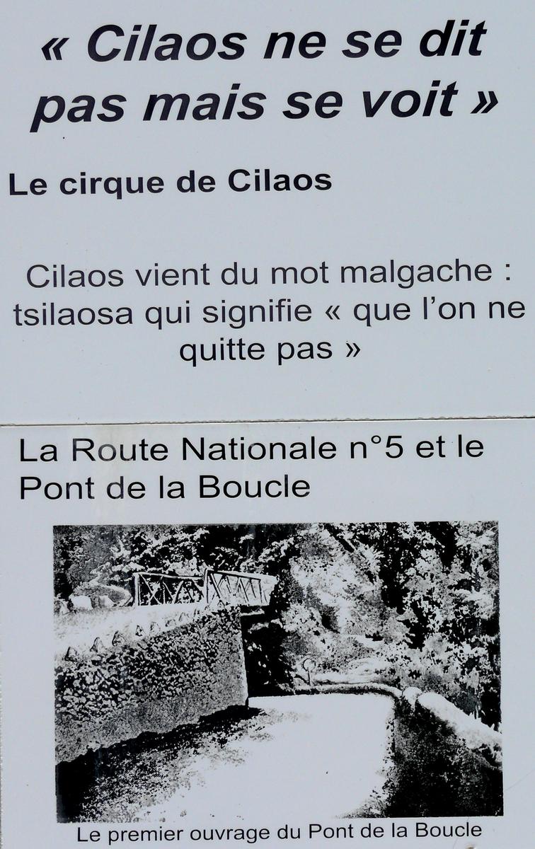 Pont de la Boucle - Panneau d'information 