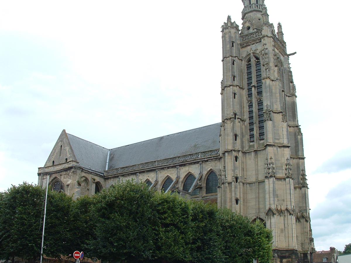 Compiègne - Eglise Saint-Jacques - Ensemble côté Nord 