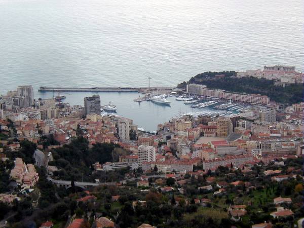 Port de la Condamine with floating pier extension, Monaco 
