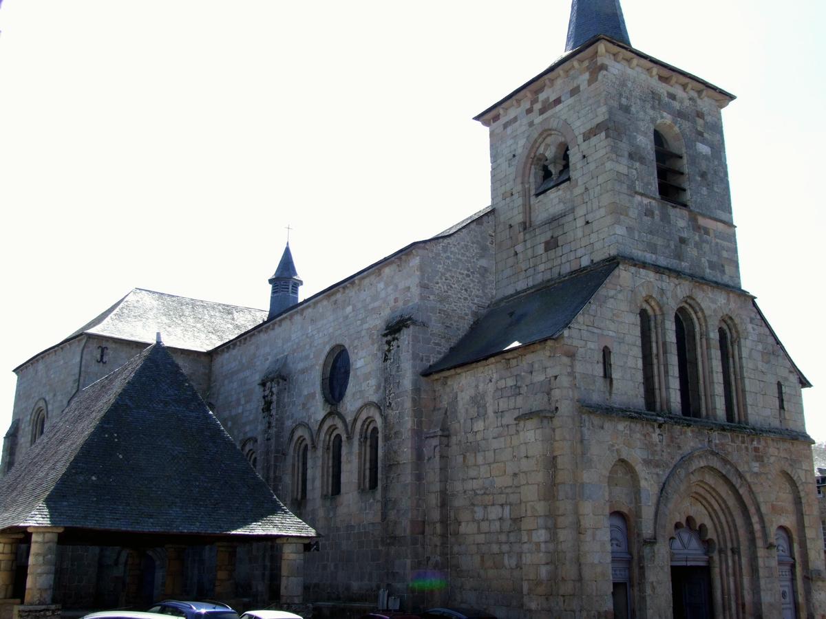 Meymac - Eglise abbatiale Saint-Léger - Ensemble 