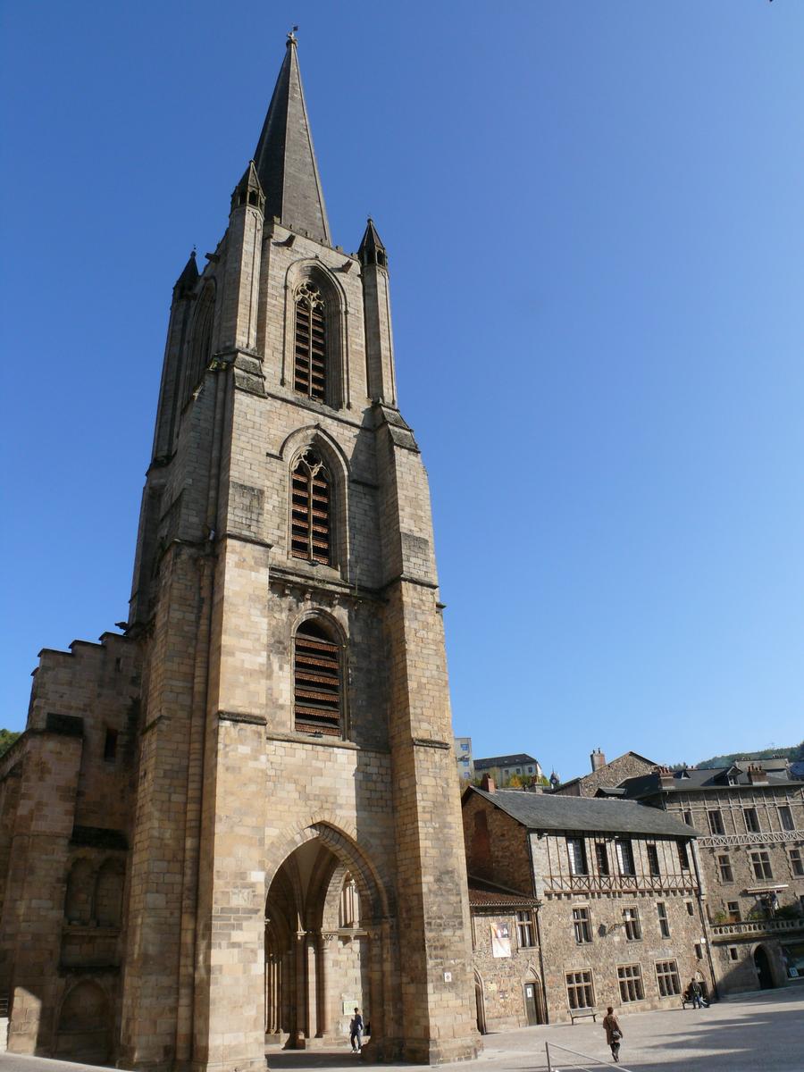 Tulle - Cathédrale Notre-Dame - Clocher-porche 