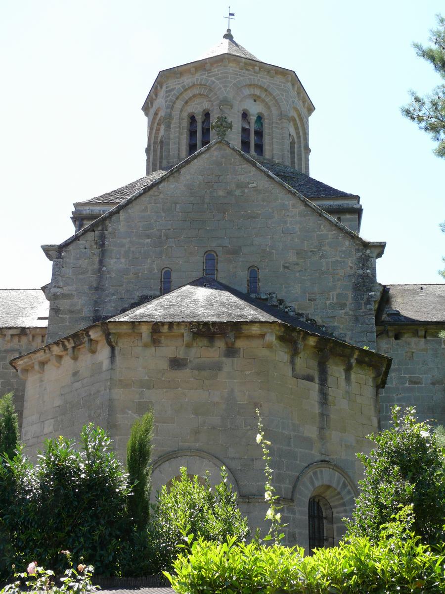 Aubazine - Eglise Saint-Etienne (ancienne abbatiale) - Chevet 