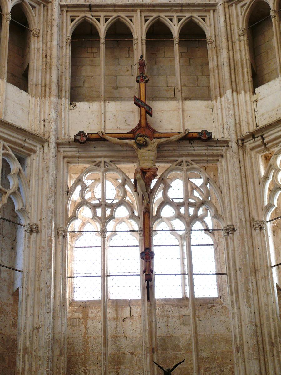 Saint-Thibault - Eglise priorale Saint-Thibault - Abside - Crucifixion 