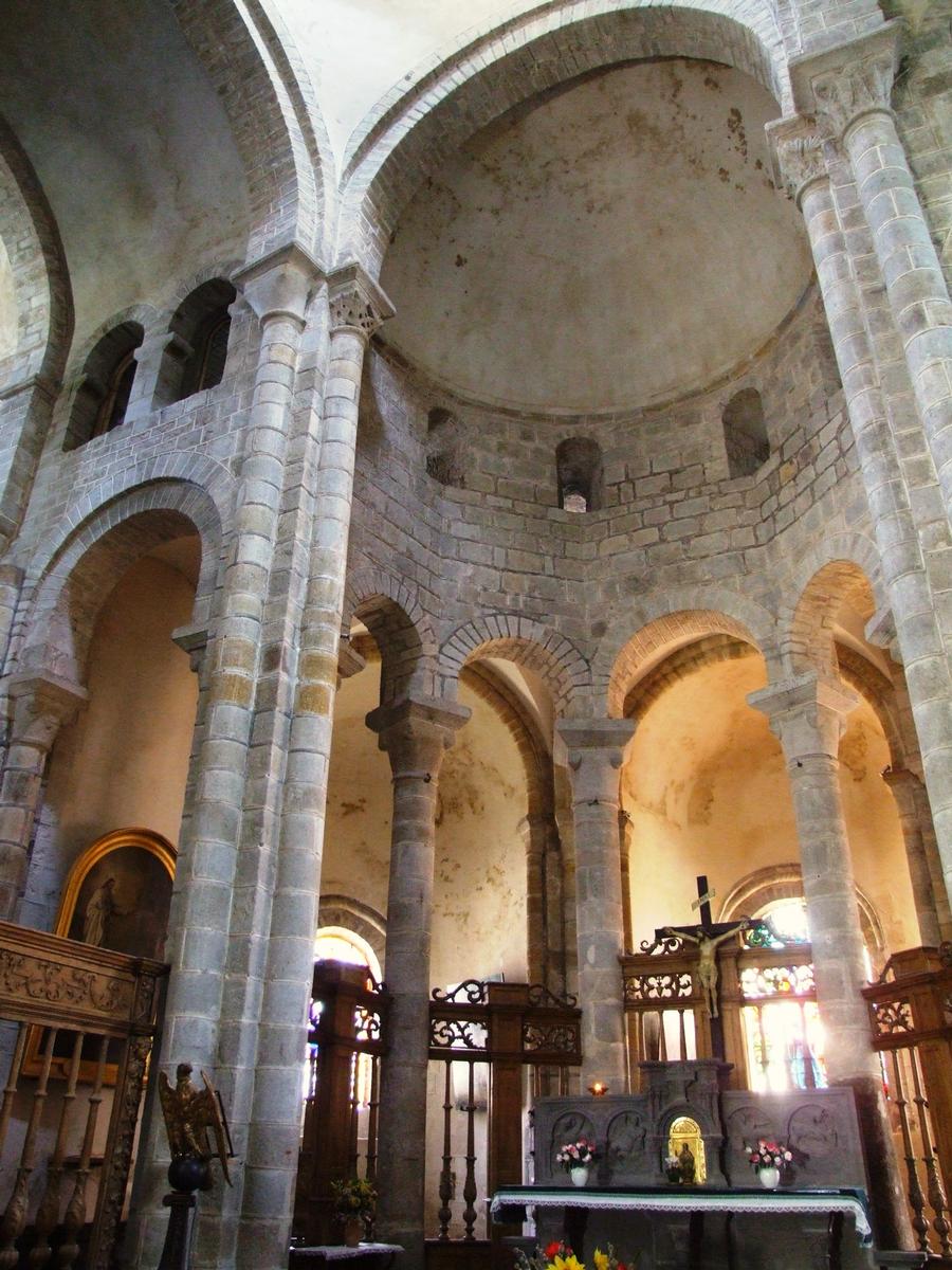Chambon-sur-Voueize - Ancienne abbatiale Sainte-Valérie - Abside et amorce du transept nord 