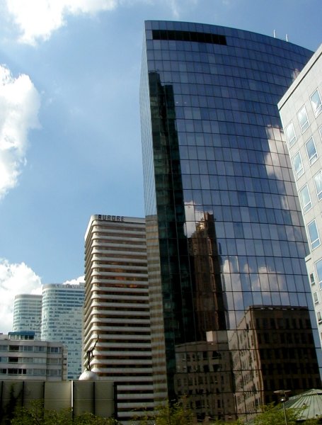Paris-La Défense Türme Manhattan, Aurore und Coeur Défense (von rechts nach links)