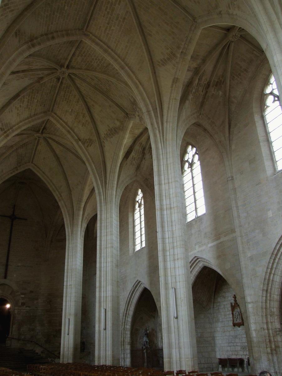 Abbaye royale de Celles-sur-Belle - Nef de l'église Notre-Dame - Elévation 