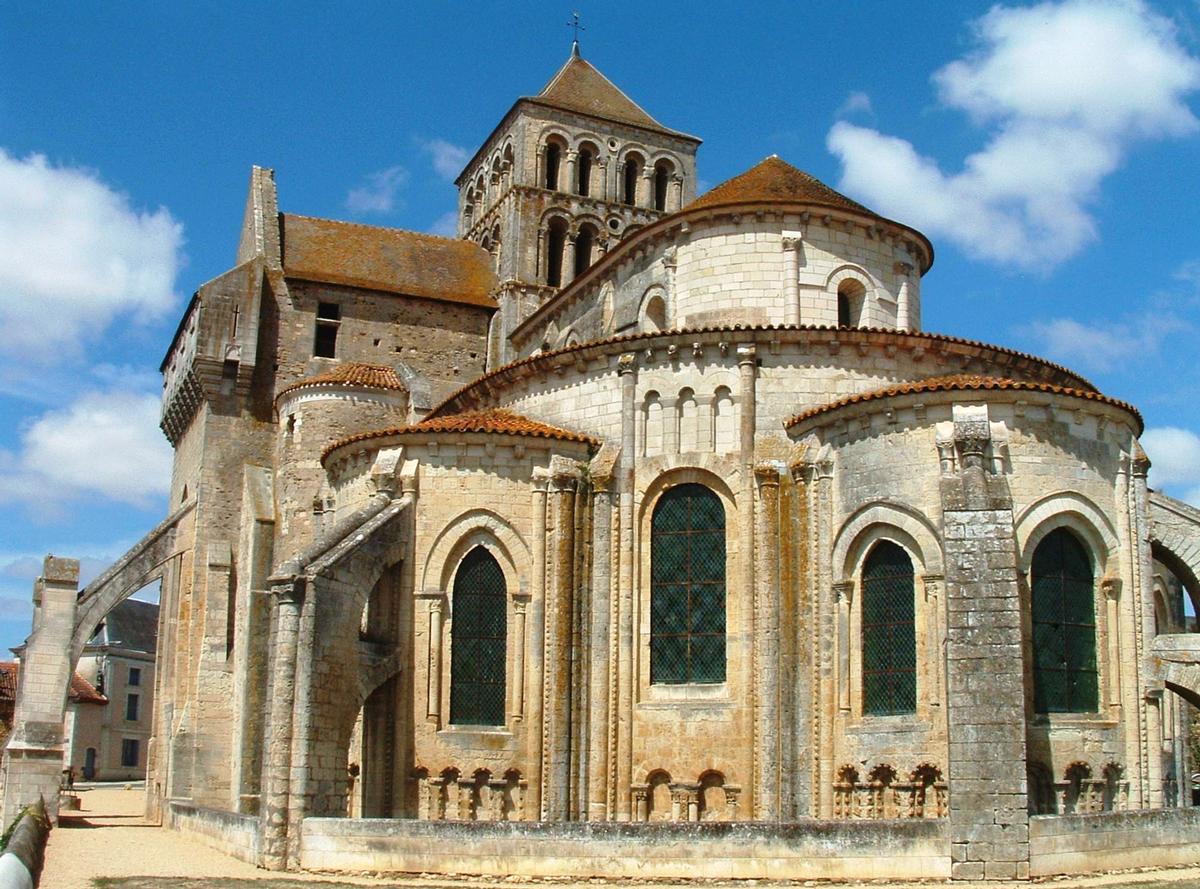 Ancienne abbatiale Saint-Jouin - Chevet 