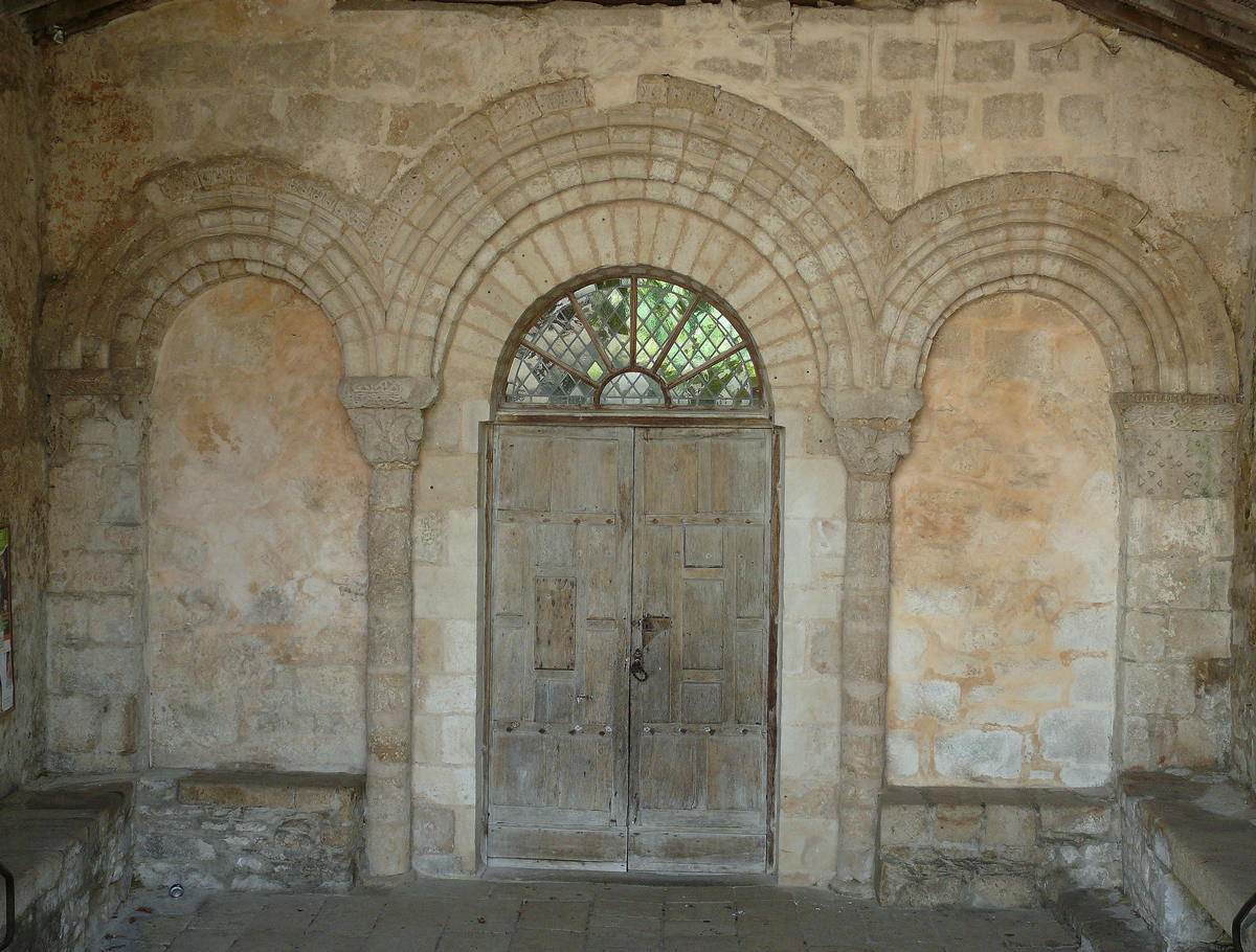 Champdeniers-Saint-Denis - Eglise Notre-Dame - Façade occidentale - Portail 