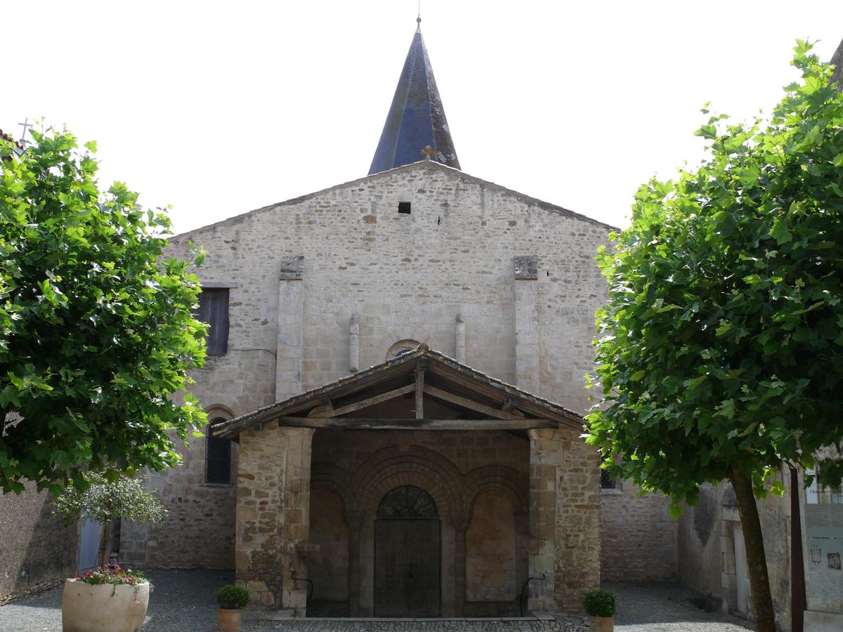 Champdeniers-Saint-Denis - Eglise Notre-Dame - Façade occidentale 