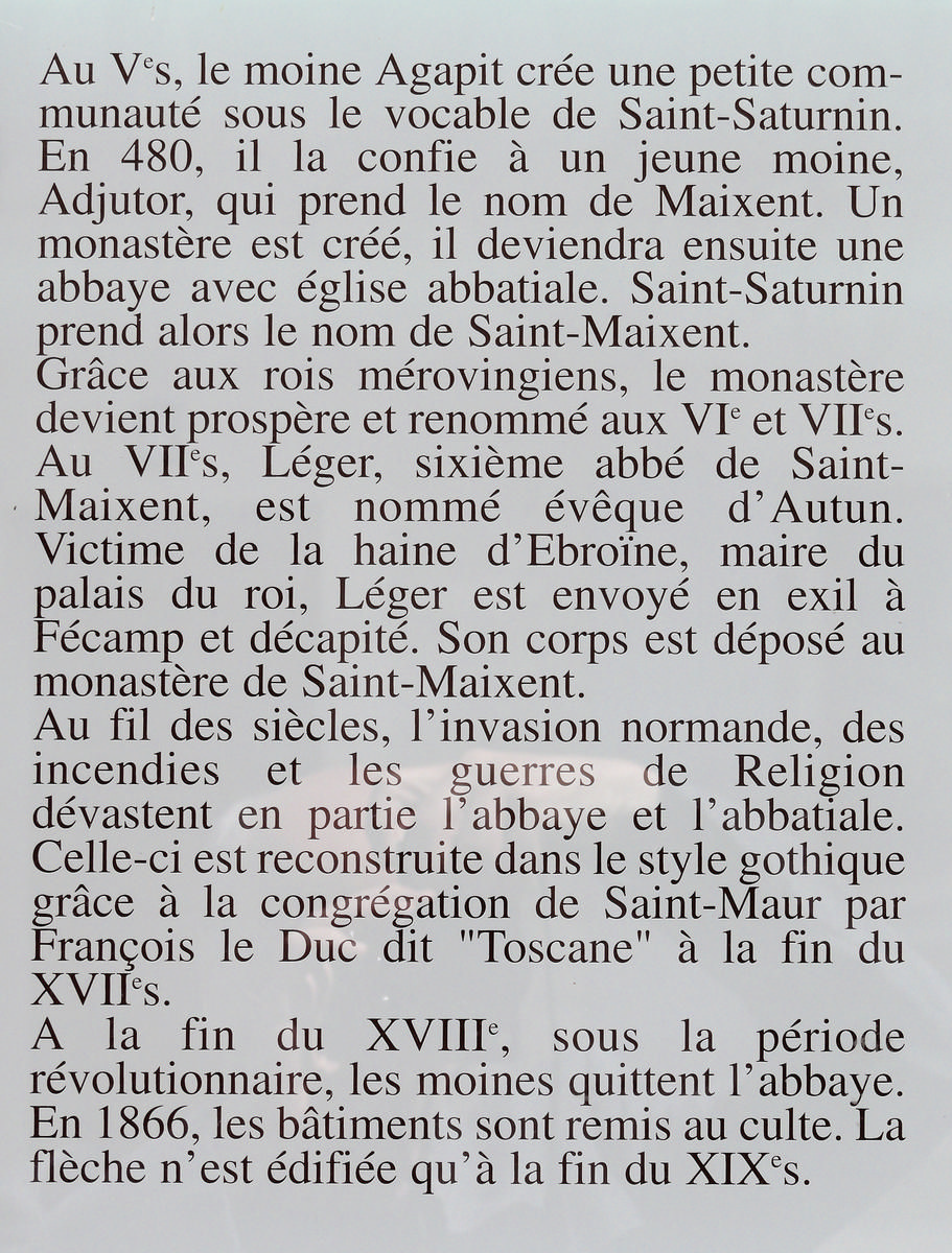 Saint-Maixent-l'Ecole - Eglise Saint-Maixent (ancienne abbaye) - Notice 
