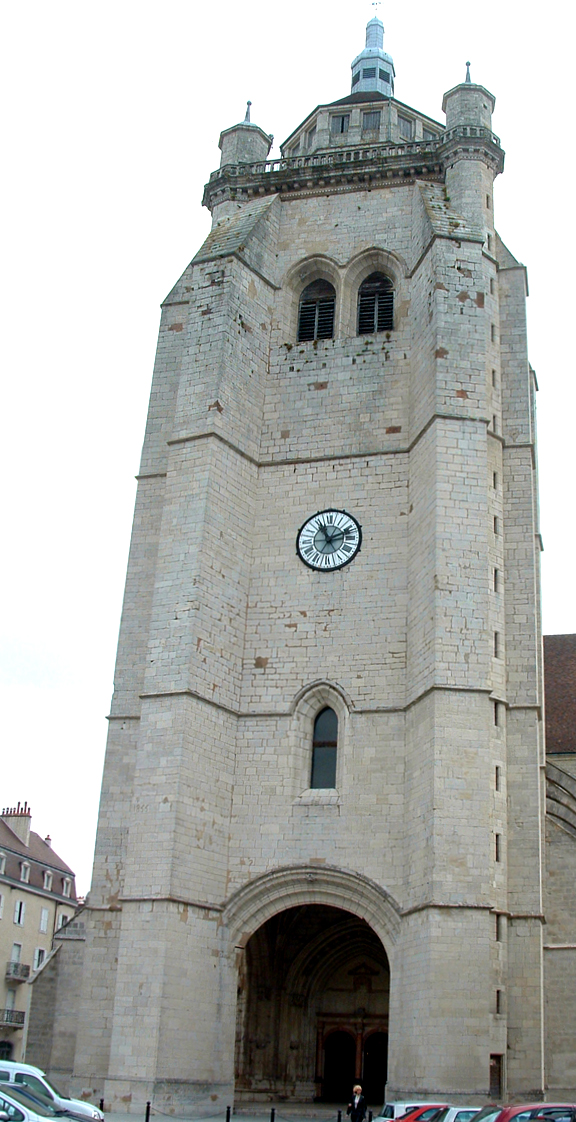 Dole - Collégiale Notre-Dame - Clocher-porche 