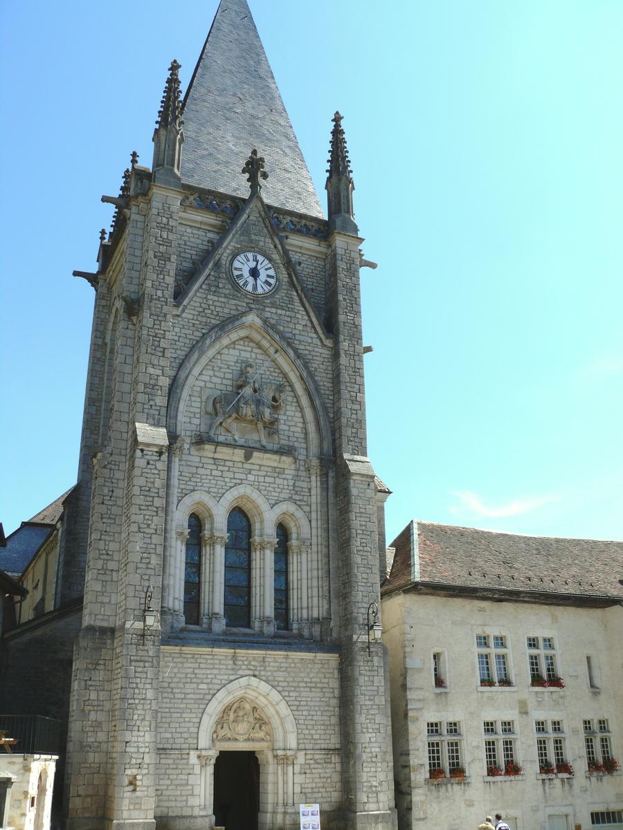 Montbenoît - Abbaye de Montbenoît - Le clocher construit en 1903 