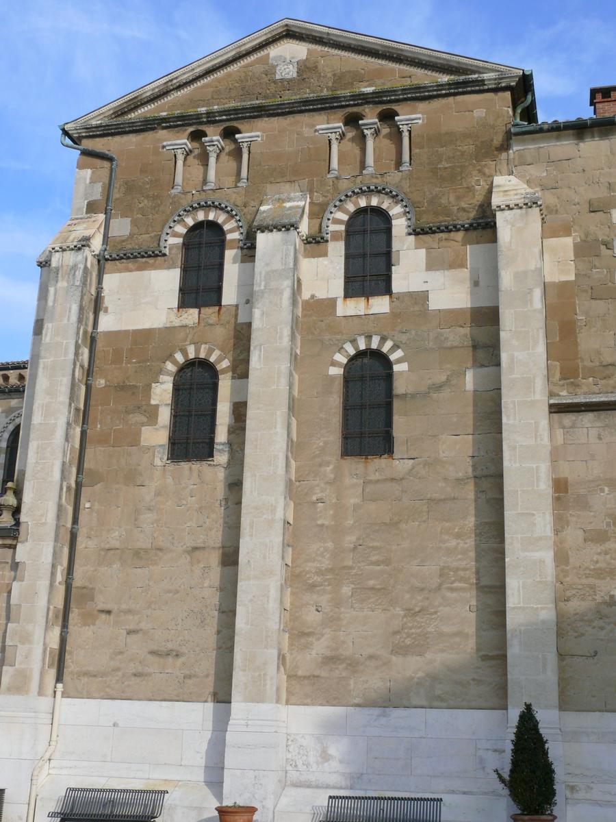 Valence - Cathédrale Saint-Apollinaire - Extrémité du transept sud 