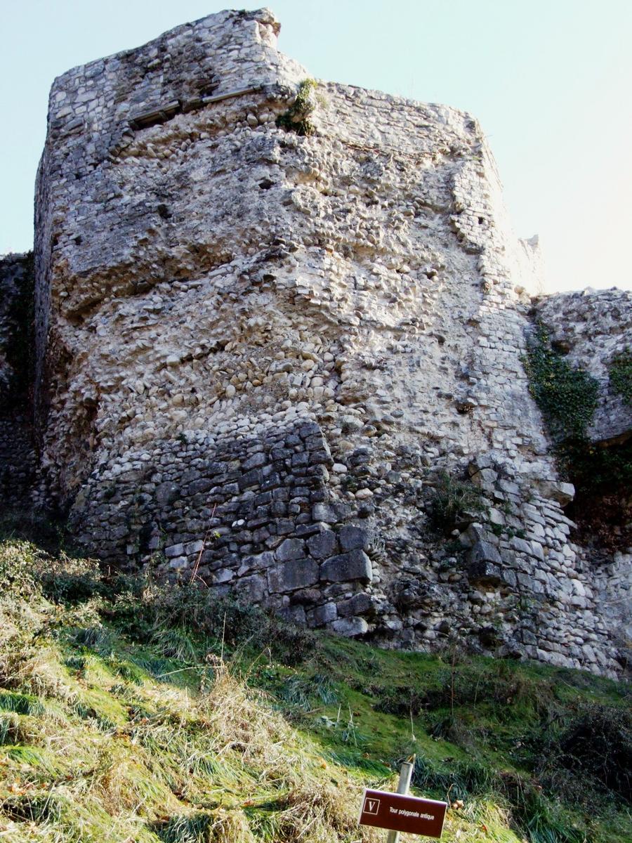 Die - Remparts - Tour polygonale du 3ème siècle 