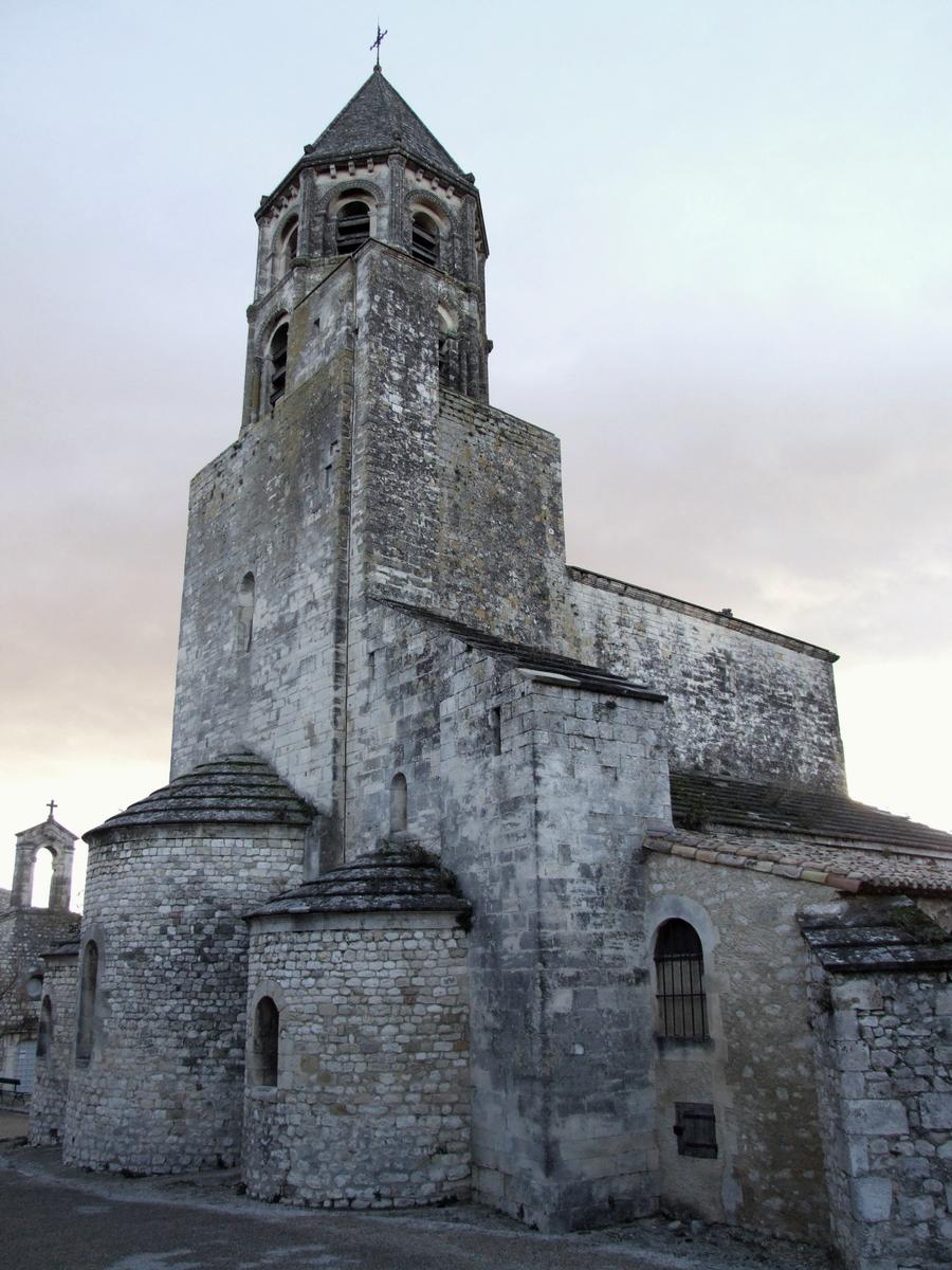 La Garde-Adhémar - Eglise Saint-Michel - Ensemble vu du chevet côté Nord 